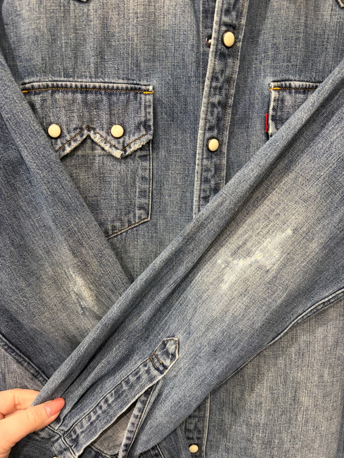 47. 리바이스 빈티지 데님셔츠 청셔츠 상품이미지3
