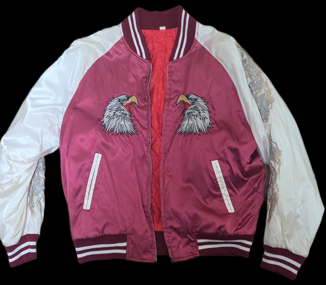 VTG 자수 스카쟌 버건디 상품이미지2