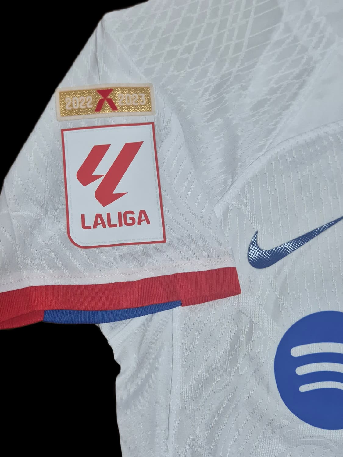 23-24 바르셀로나 어웨이 프랭키 더 용 유니폼 M사이즈 상품이미지5