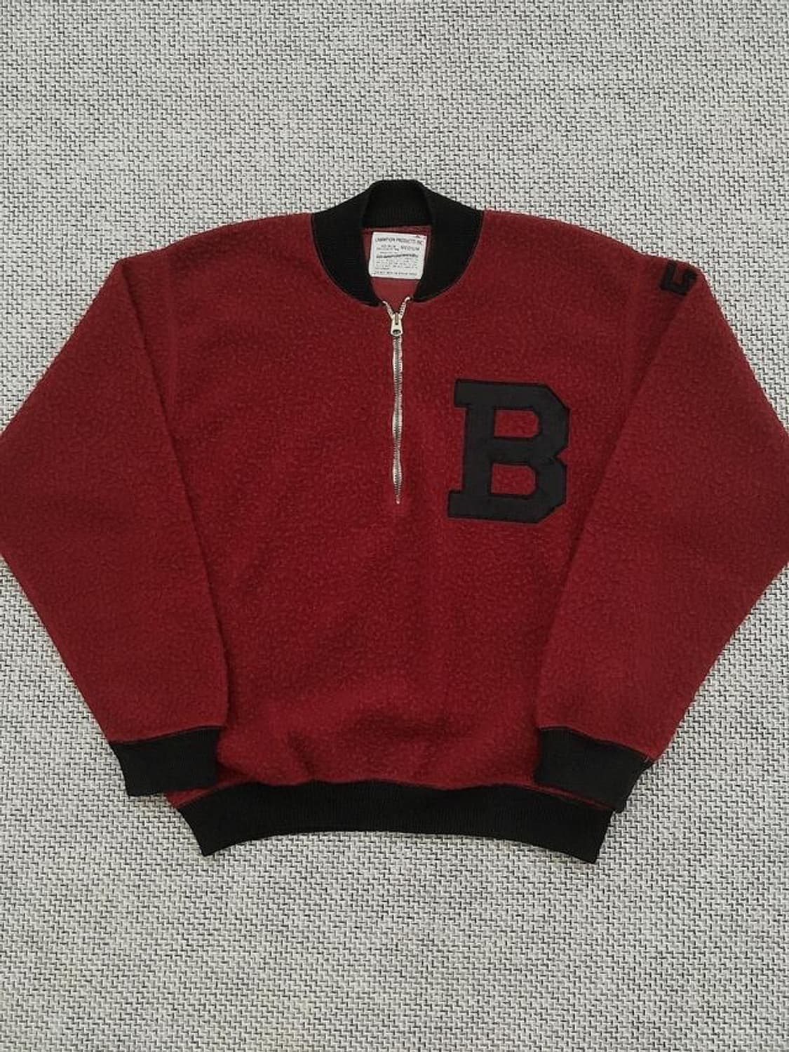 1960s quarter-zip athletic sweatshirt 상품이미지6