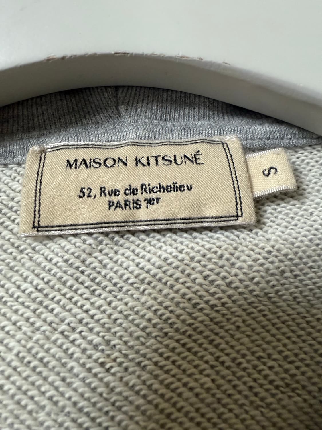 메종키츠네 트리컬러폭스 후드 집업 상품이미지2