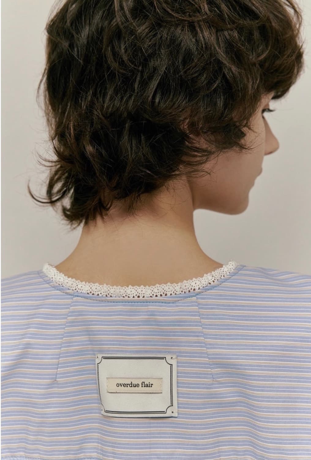 오버듀플레어 stripe lace jumpsuit 상품이미지5