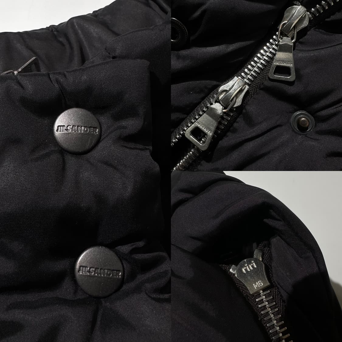 질샌더 디테쳐블 숏점퍼 블랙 상품이미지7