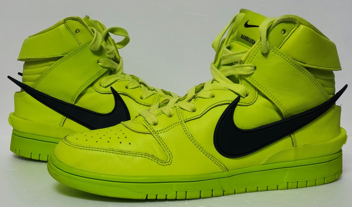 나이키 앰부쉬 덩크 하이 플래시 라임 285mm 상품이미지2