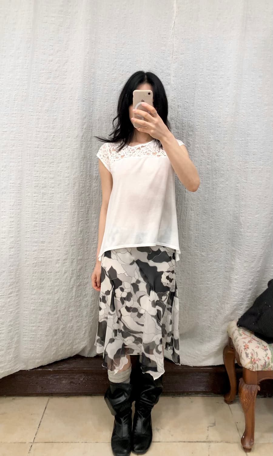 Luna lace blouse 상품이미지2