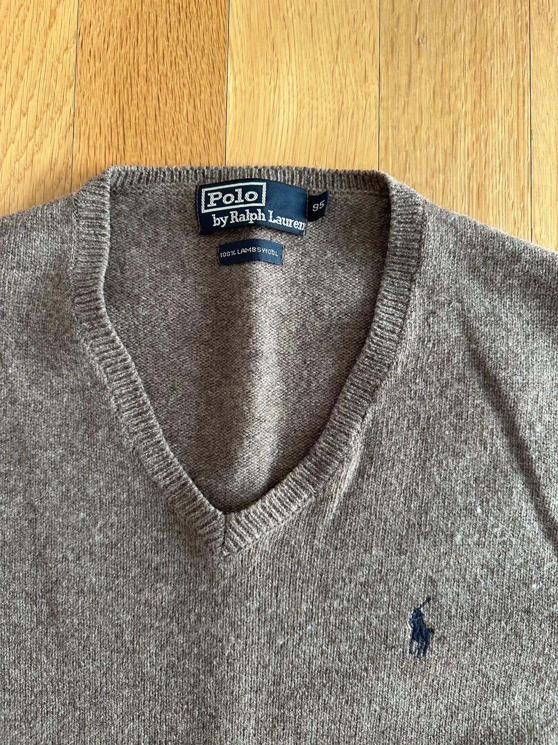 폴로 랄프로렌 램스울 V넥 니트 상품이미지2