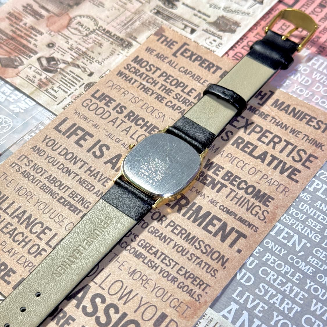 Seiko Dolce Gold Dress Watch(Tank style) 상품이미지3