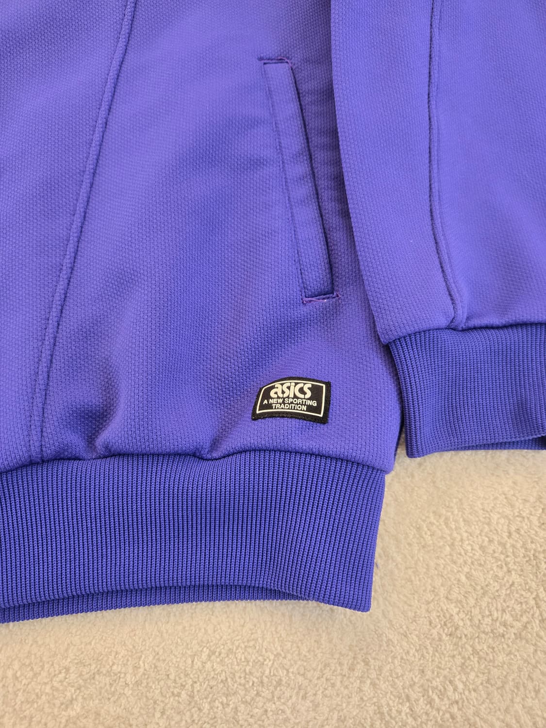 아식스 일본빈티지 고등학교 기무라 퍼플 트랙 자켓 상품이미지4