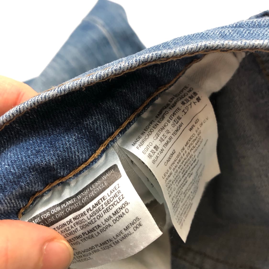리바이스 504 깔끔 데님 청바지  상품이미지5