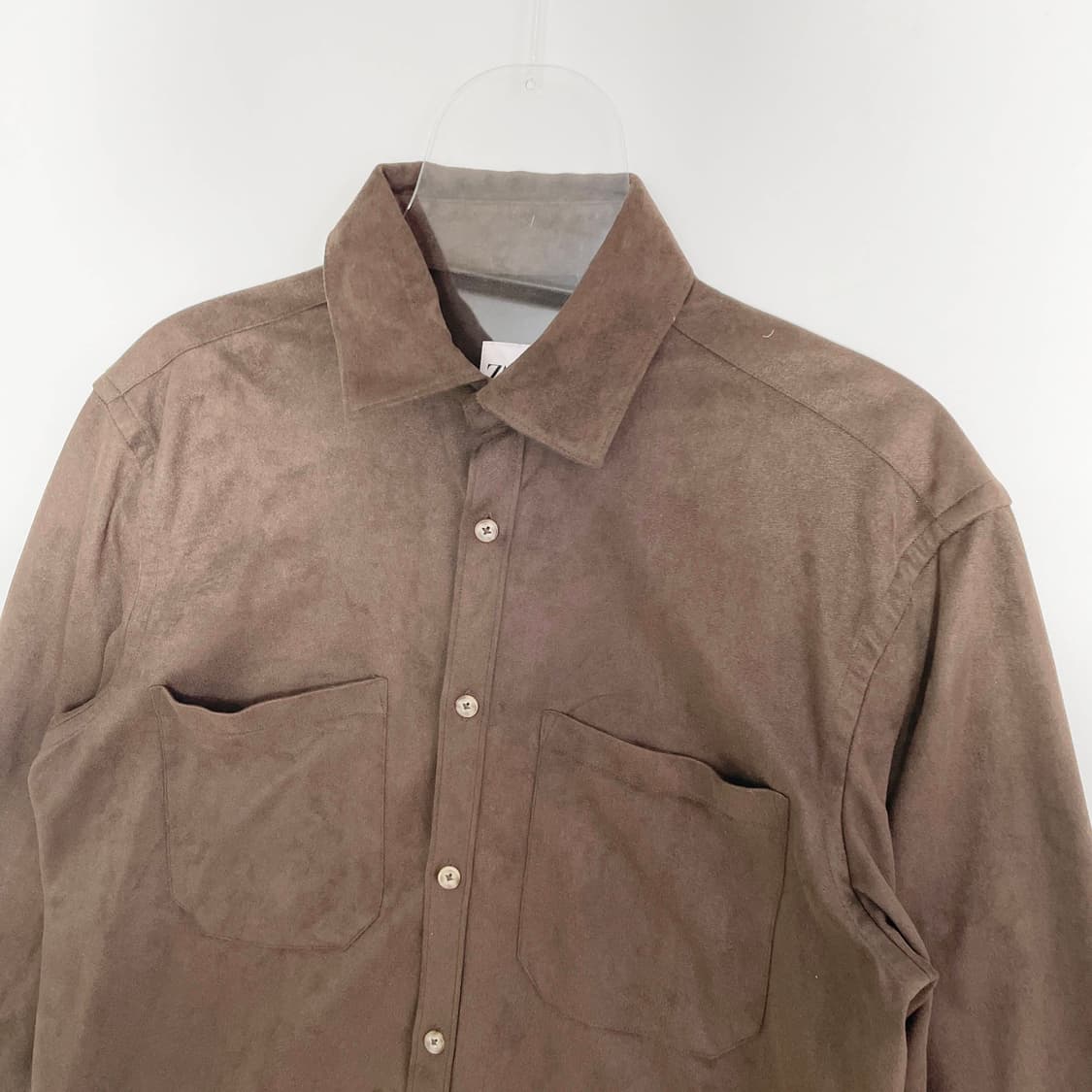 D2 자라 스웨이드 레더 오버셔츠 M-L사이즈 상품이미지2
