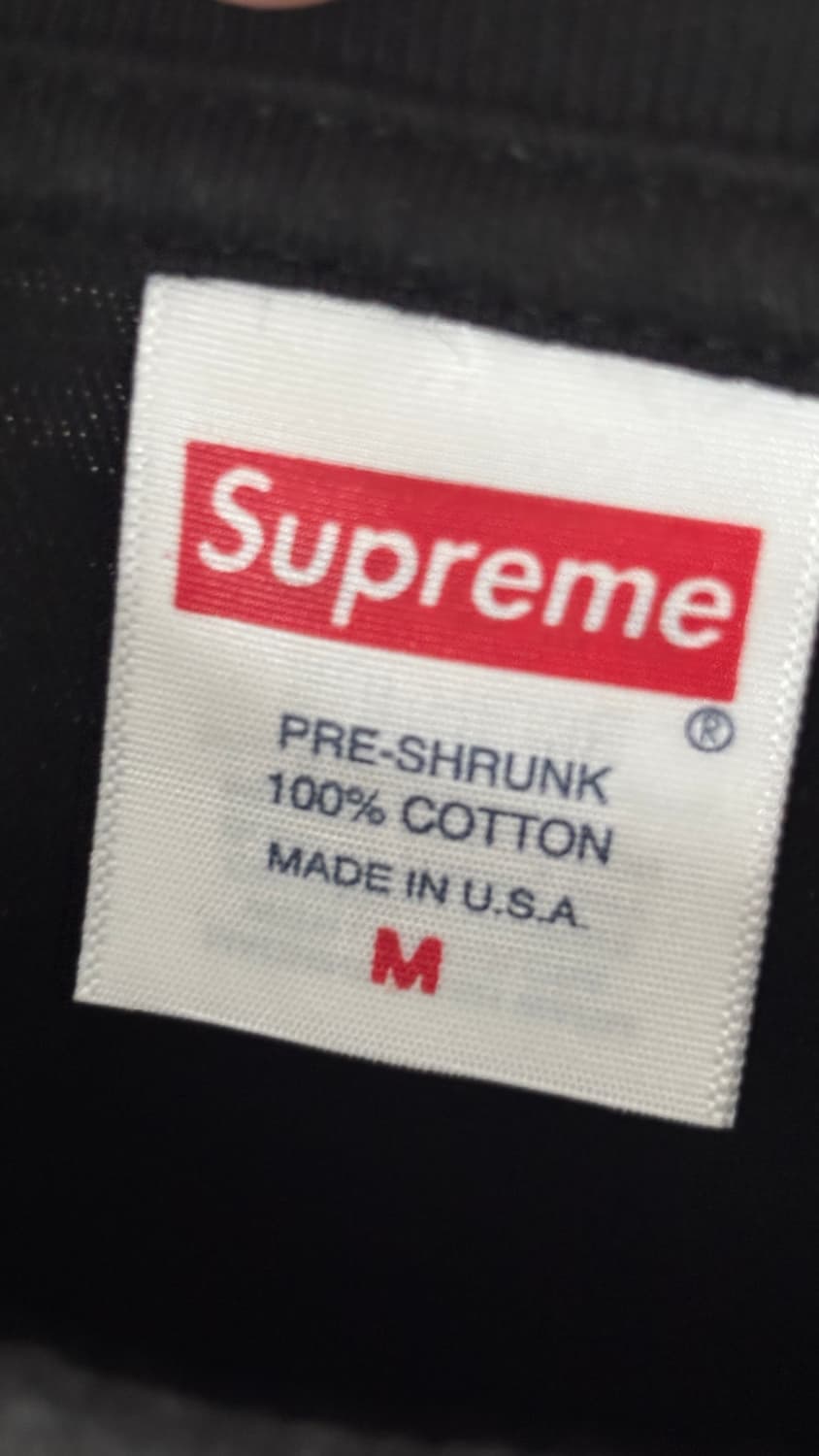 Supreme 기본 티셔츠 상품이미지3