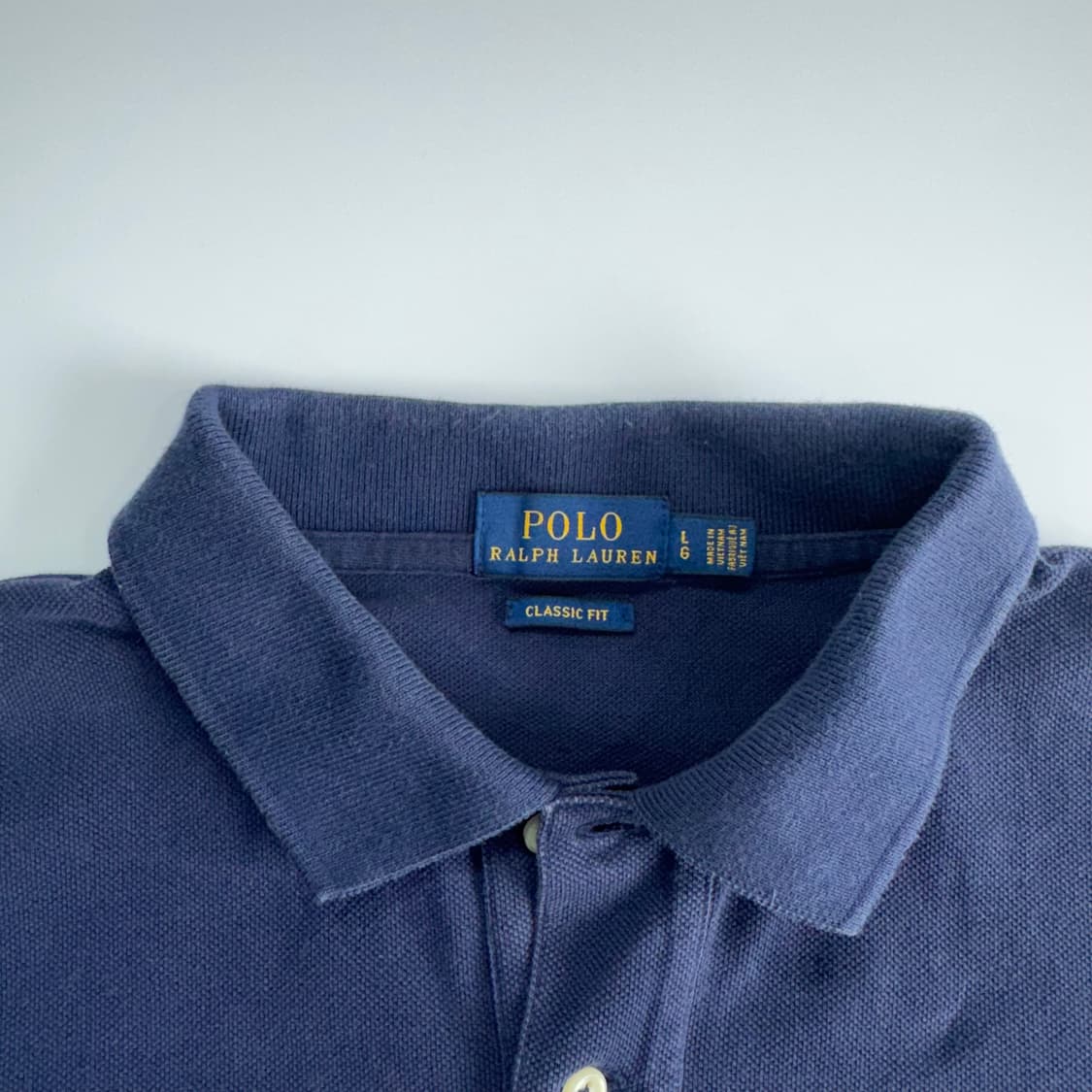 Polo 폴로 화이트 포니 네이비 반팔 카라티 상품이미지5