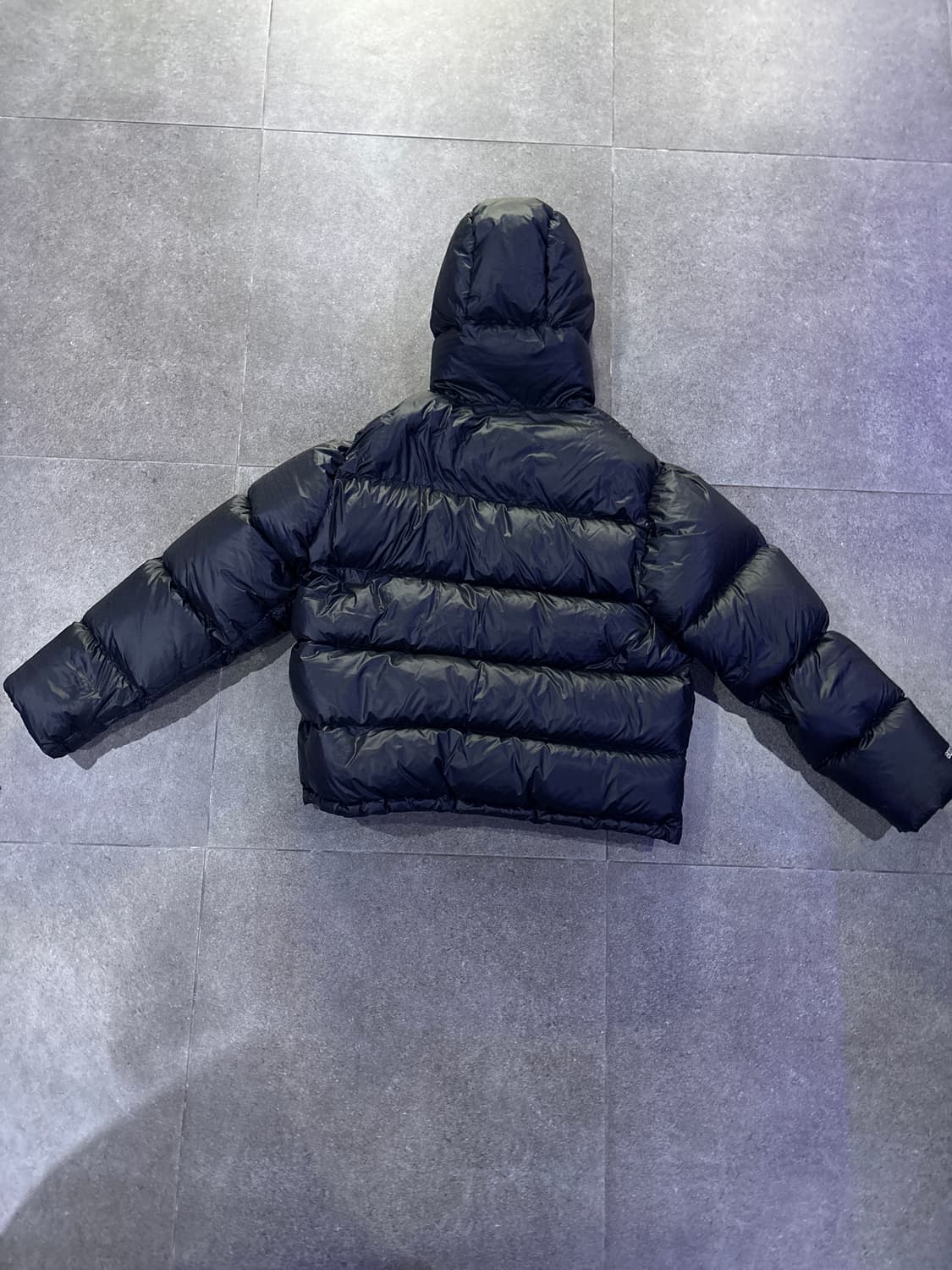 스투시 다운 파카 마이크로 립스탑 팬텀 블랙 상품이미지3