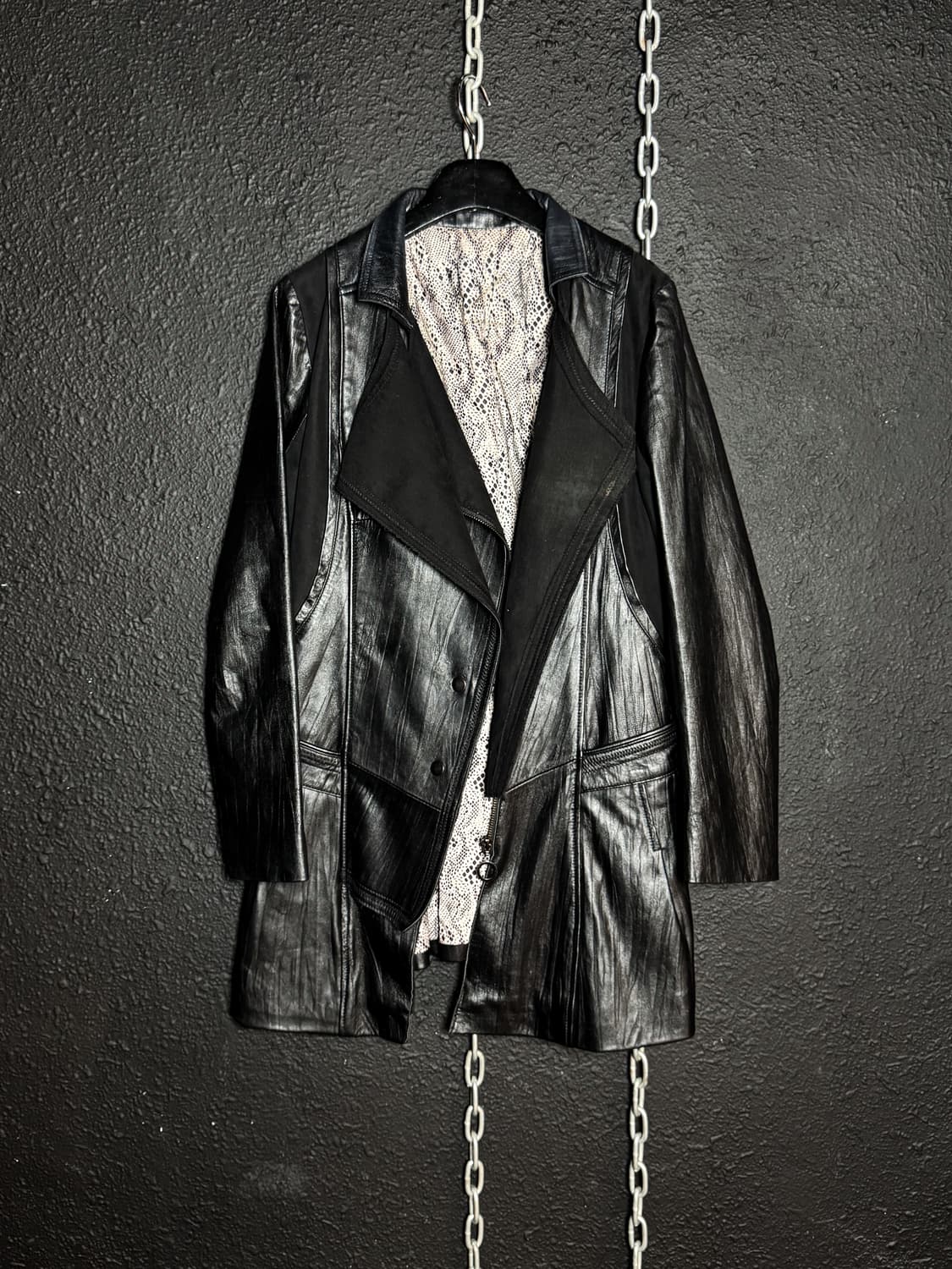 Gothic mood Leather Jacket 상품이미지1