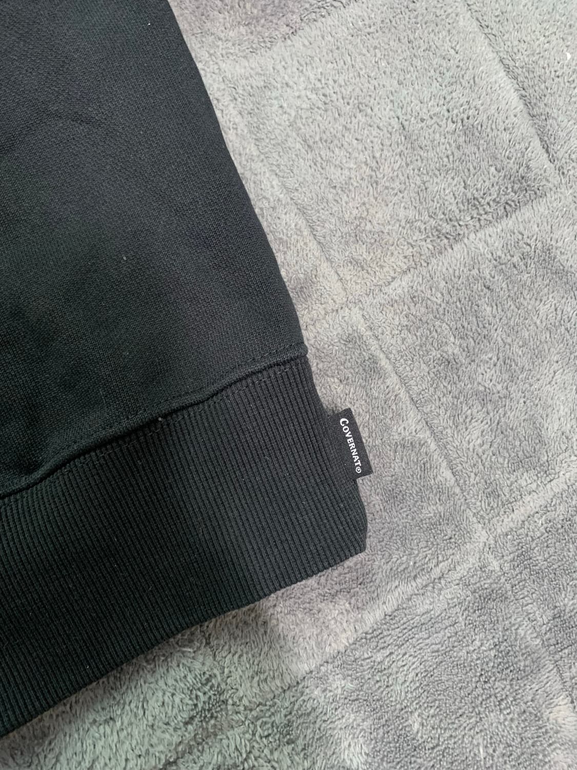 커버낫 맨투맨 블랙 M 상품이미지5