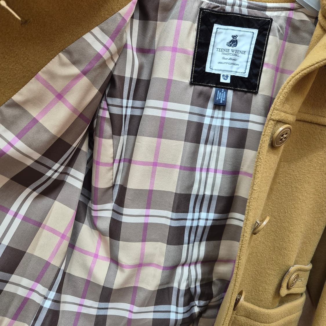 티니위니 후드 모직 코트 상품이미지4