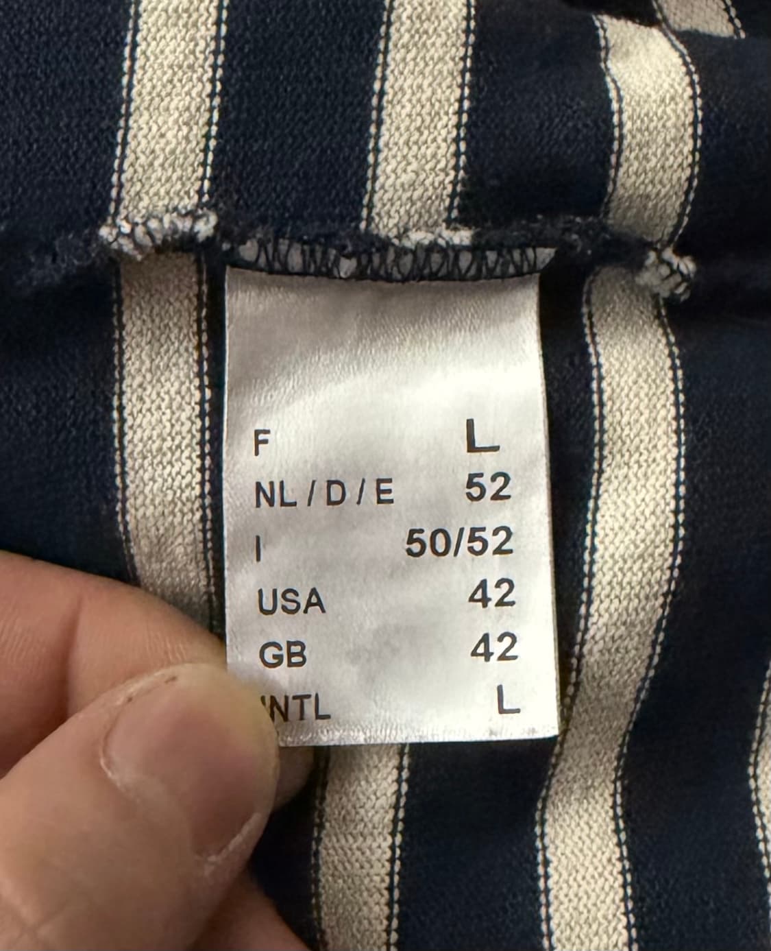 [세인트제임스] 길도 네이비 스트라이프 L (실측95-100) 상품이미지6