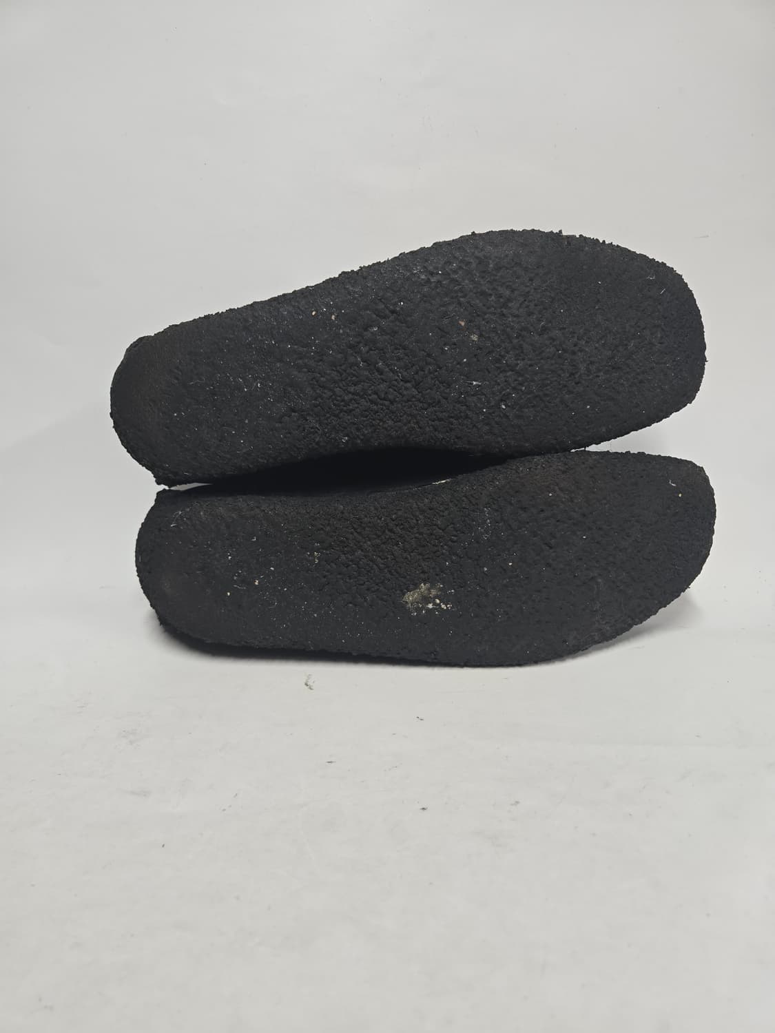 클락스 Wallabee 검정 가죽 uk8 270mm  상품이미지6