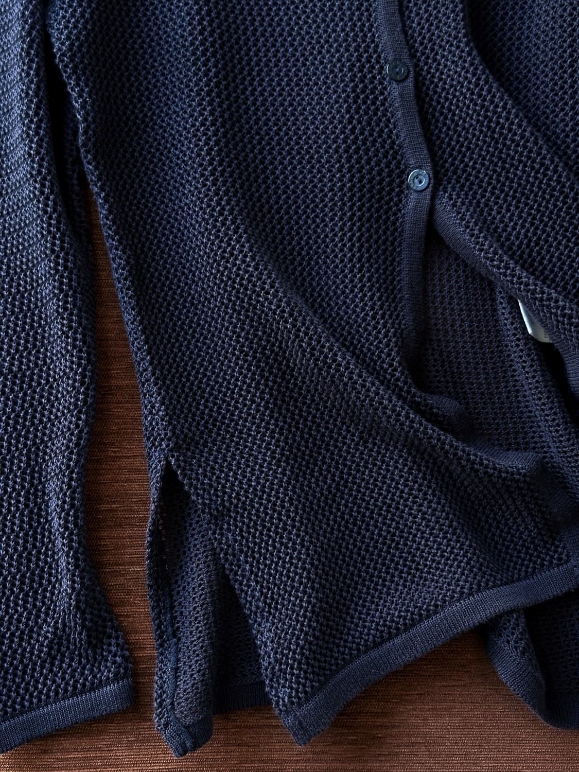 Cotton loose knitted design cardigan 상품이미지5