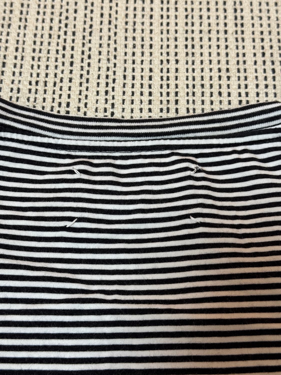 마르지엘라 스티치 스트라이프 티셔츠 상품이미지4