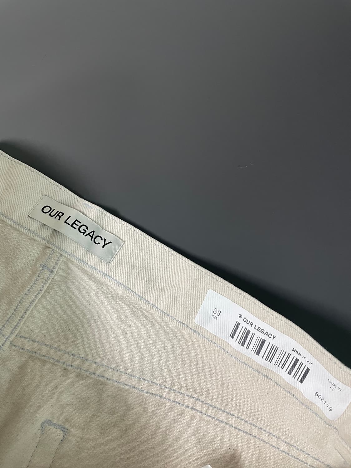 [33] 아워레가시 블루 포일 데님 팬츠 써드컷 상품이미지5