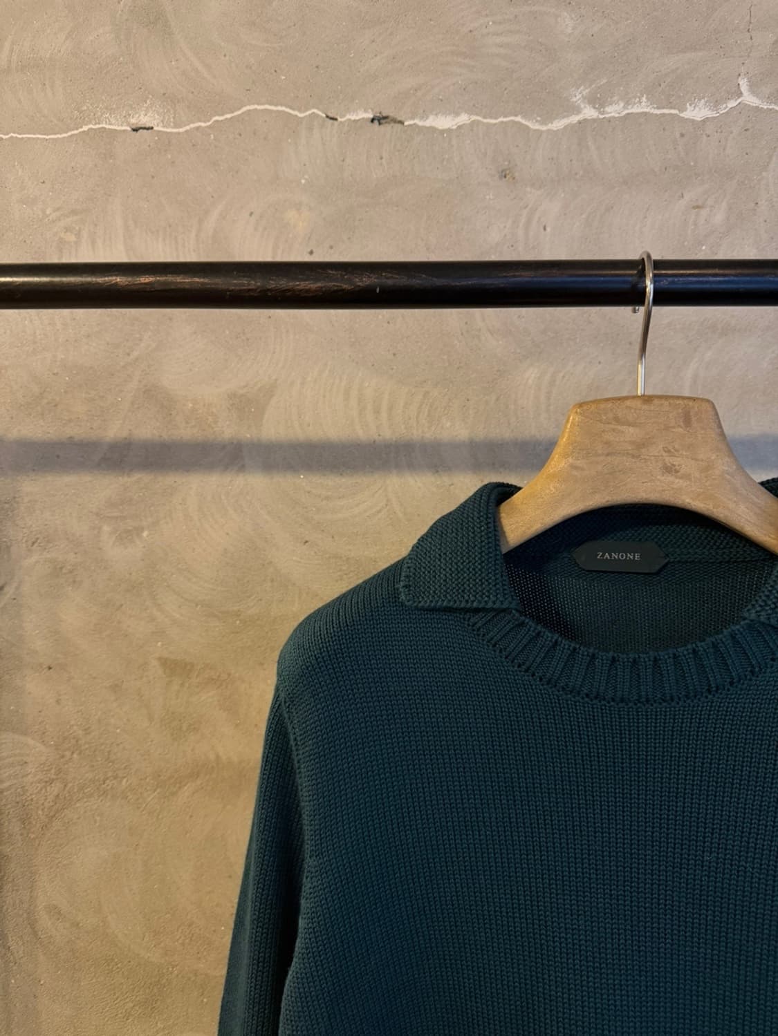 자노네 칼라넥 니트 100 상품이미지2