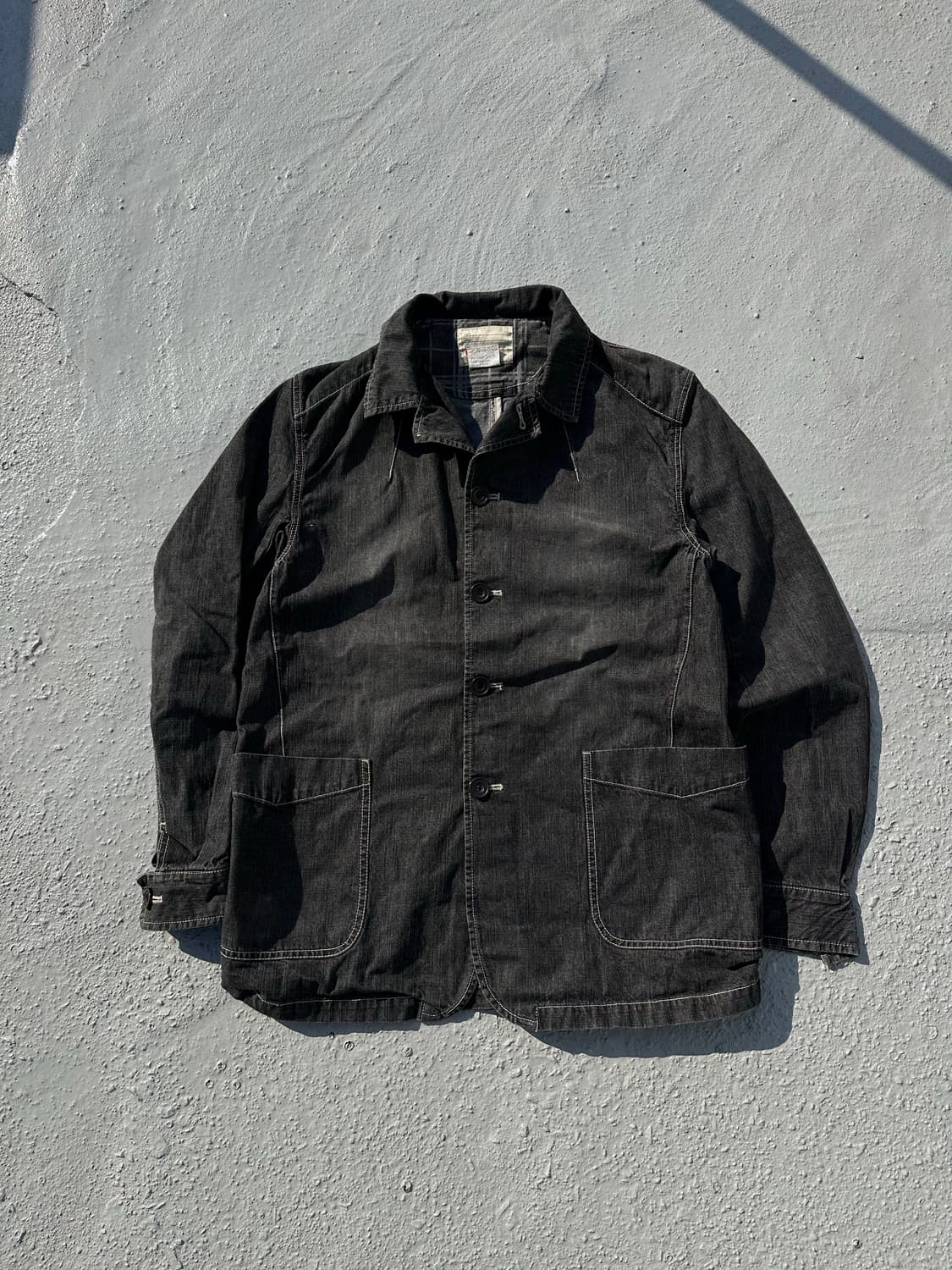 JP 블랙 데님 워크 자켓 청자켓 상품이미지1