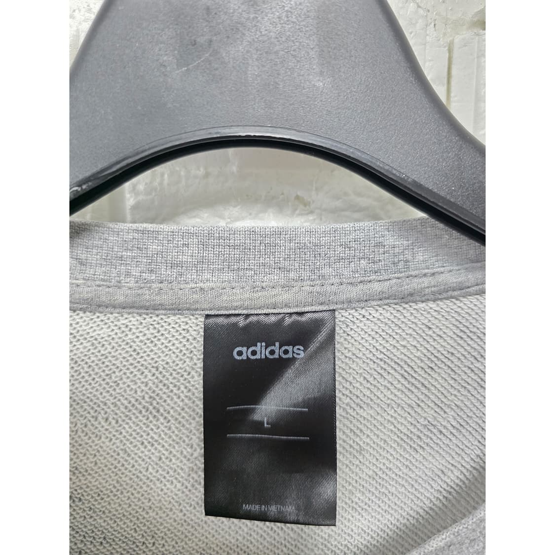 택포// 아디다스 E 3S CREW FT 맨투맨 L 회색 상품이미지2
