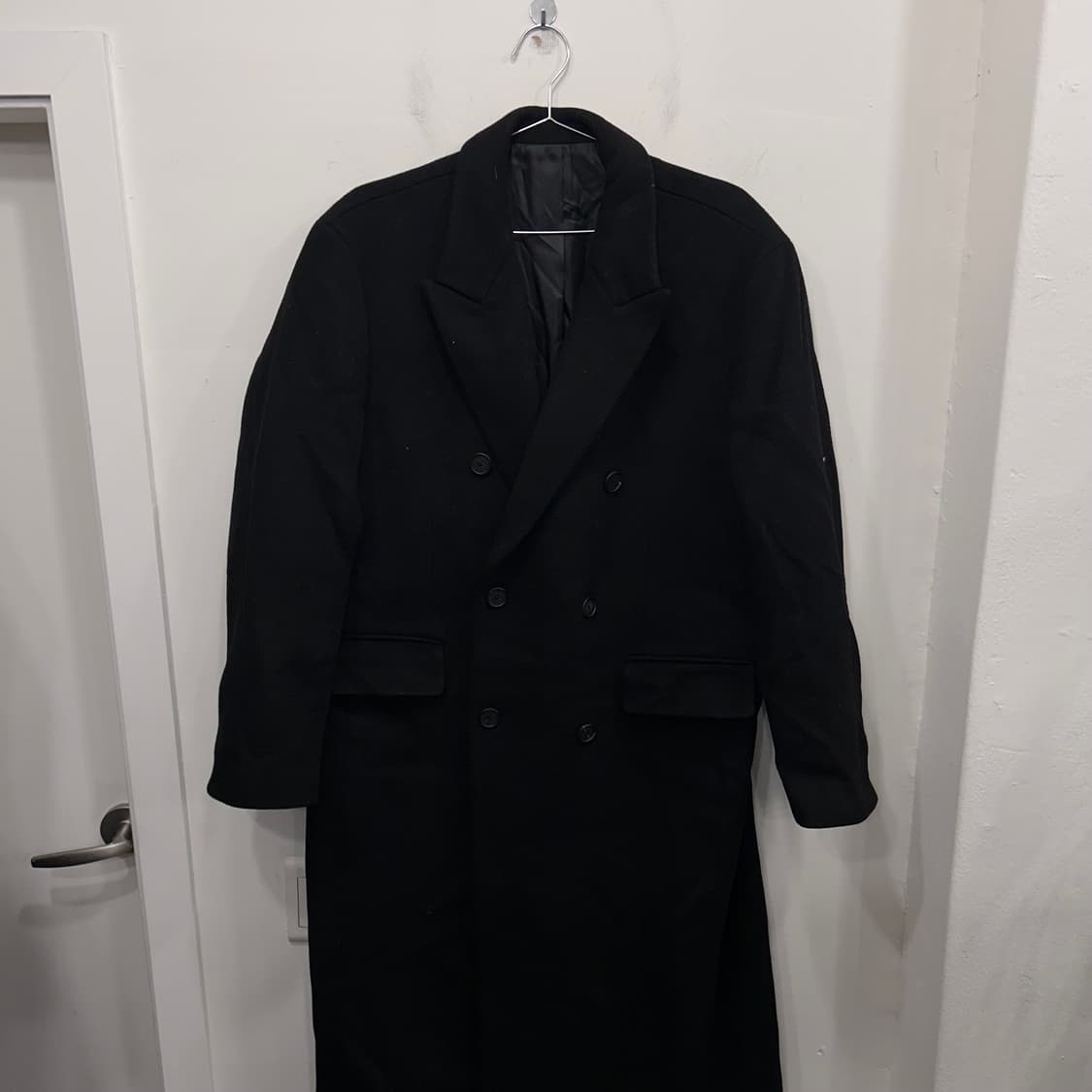 무신사스탠다드 케시미어블랜드 더블버튼 롱코트 상품이미지2