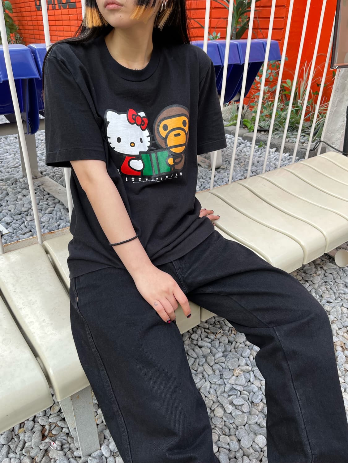 베이프 x 헬로키티 반팔 탑 상품이미지3