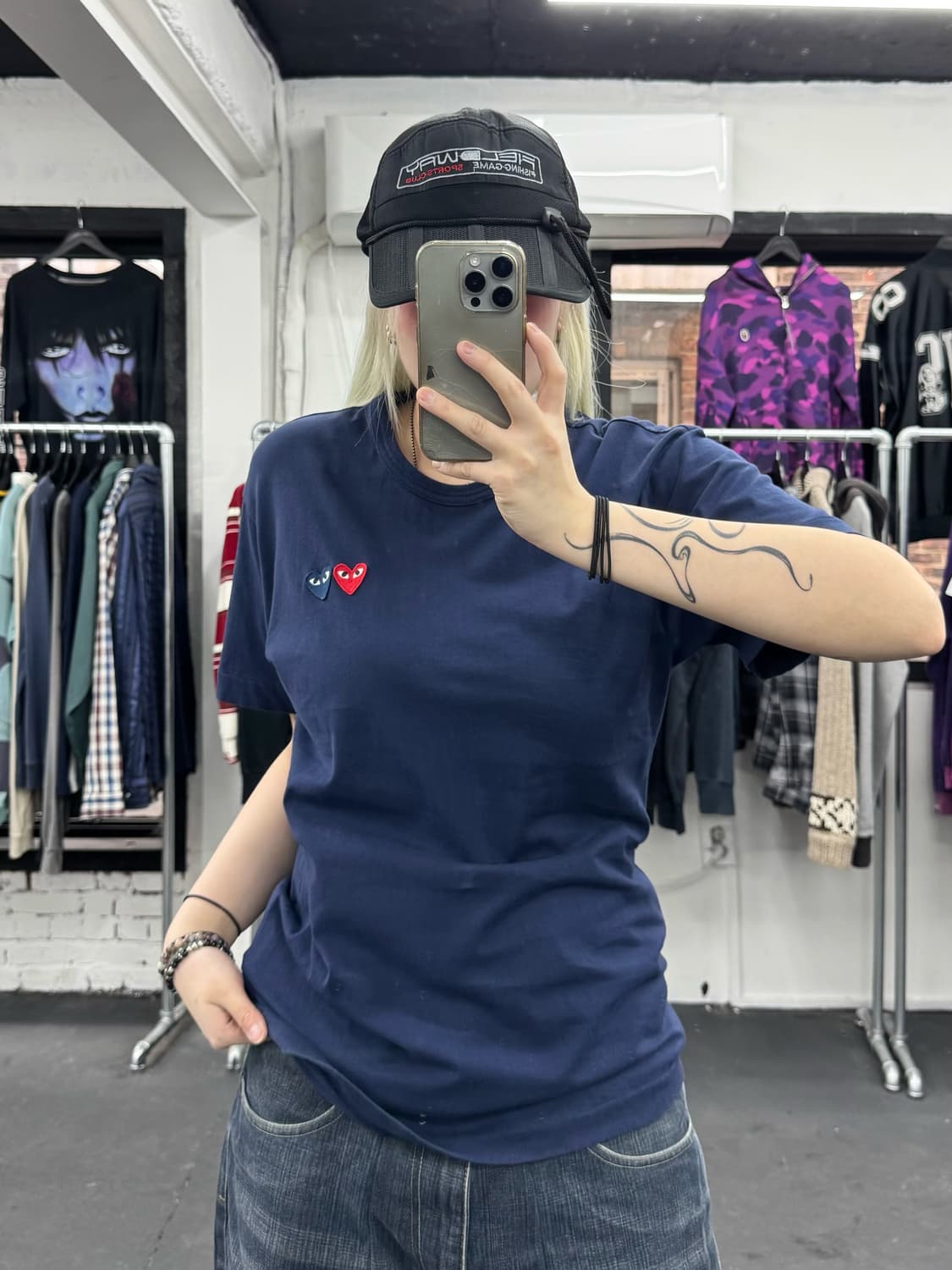 꼼데가르송 더블와펜 티셔츠 상품이미지1