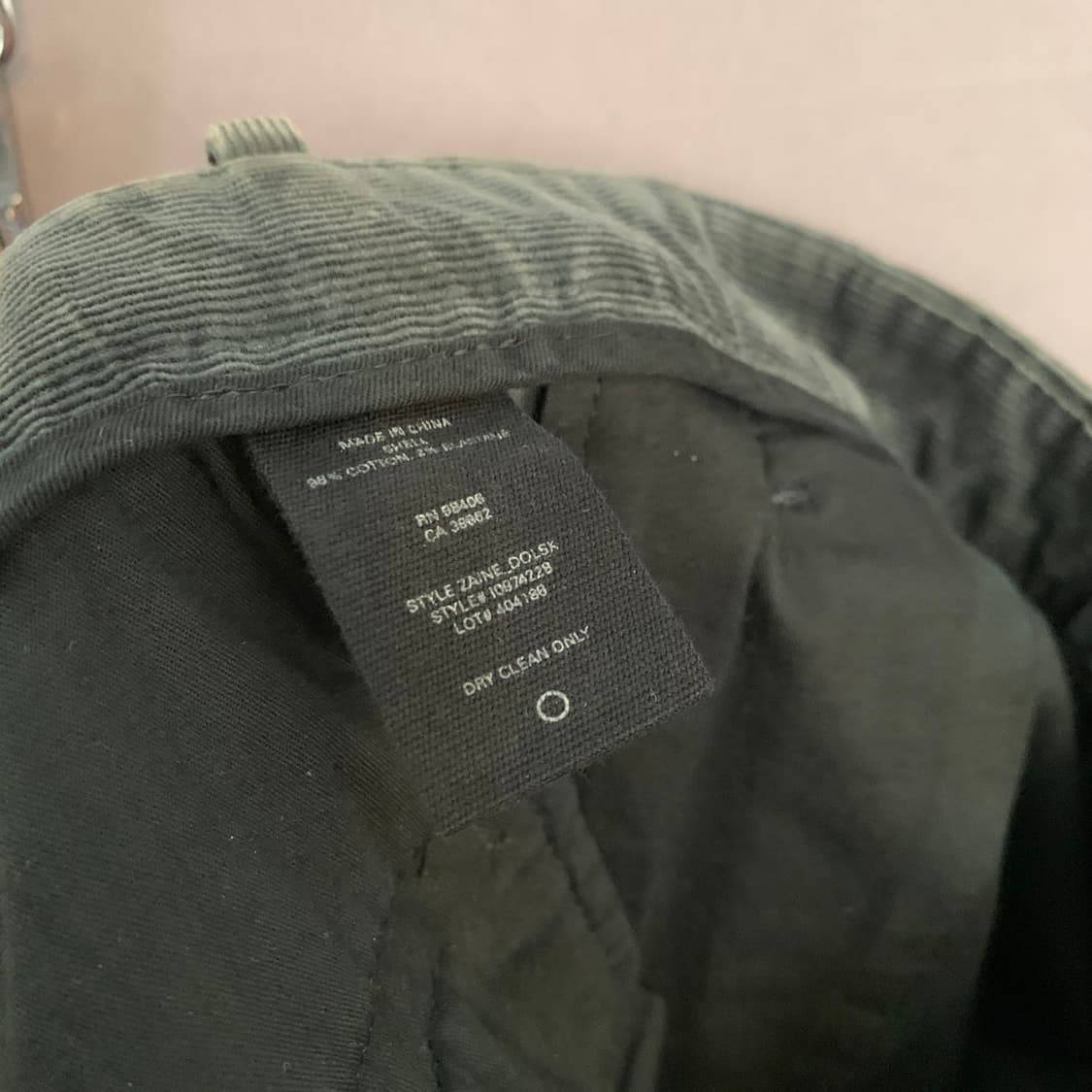 32인치 THEORY 띠어리 ZAINE DOLSK 코듀로이 골덴 바지 상품이미지5