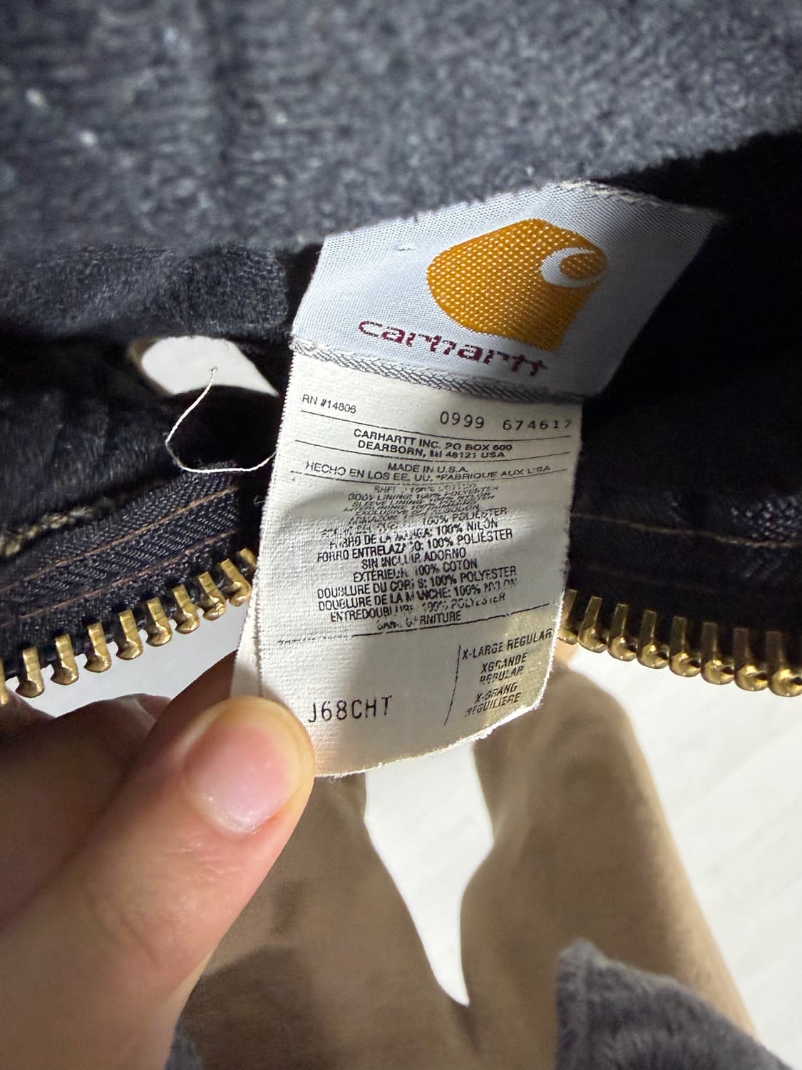 칼하트 j68 (j130) cht L 상품이미지3