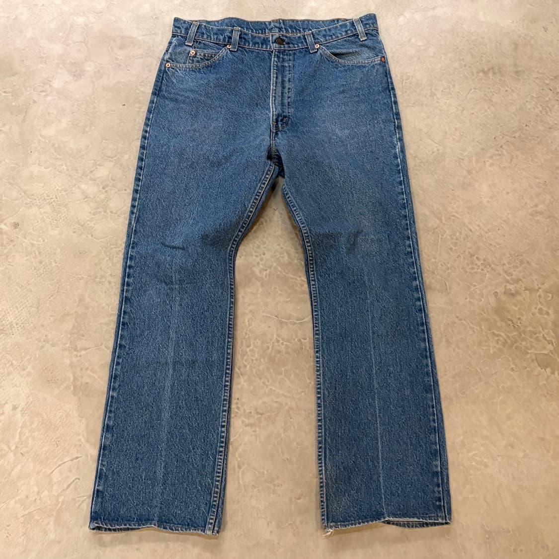 [36/32] 90s USA🇺🇸 리바이스 517 오렌지탭 중청 데님 상품이미지2