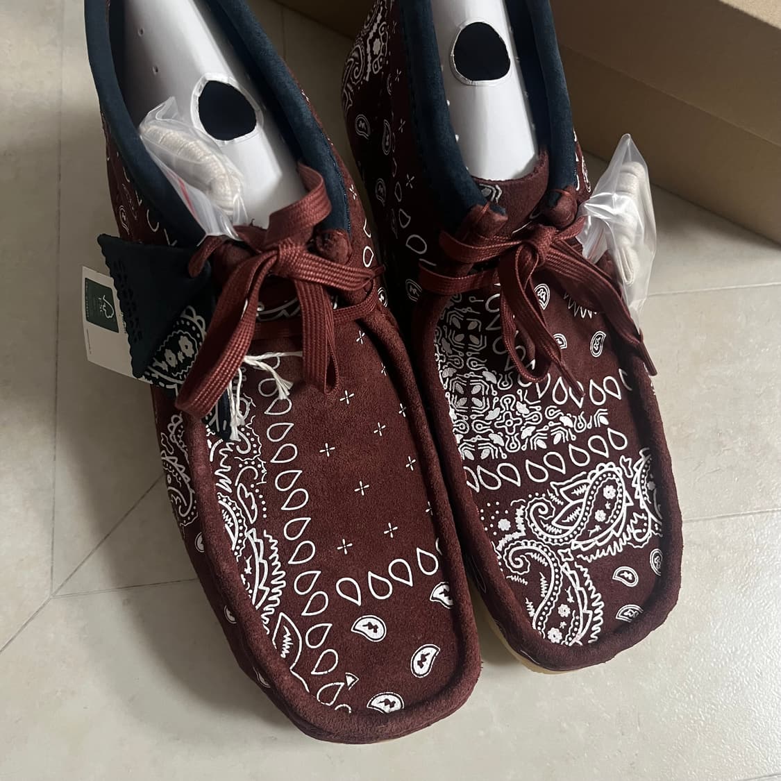 [새상품]클락스 왈라비 부츠 브릭 페이즐리 260 270 280 상품이미지5