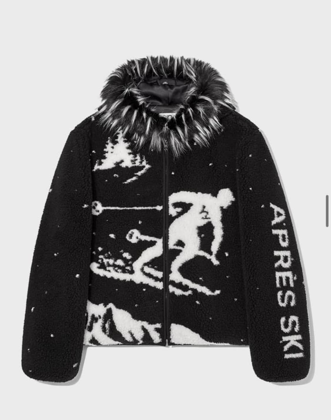 OPEN YY SKIING FLEECE JACKET (Black) 상품이미지1