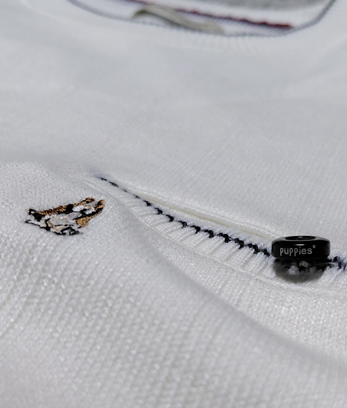 (무료배송) Hush Puppies 흰색 맨투맨 티셔츠 LL 상품이미지3