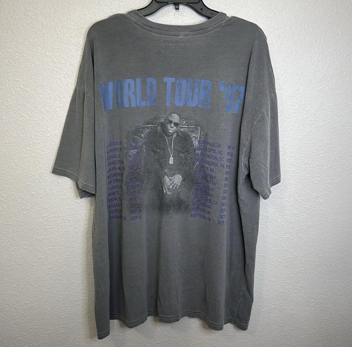 90’s 빈티지 The Notorious B.I.G 투어 티셔츠 XL 상품이미지1
