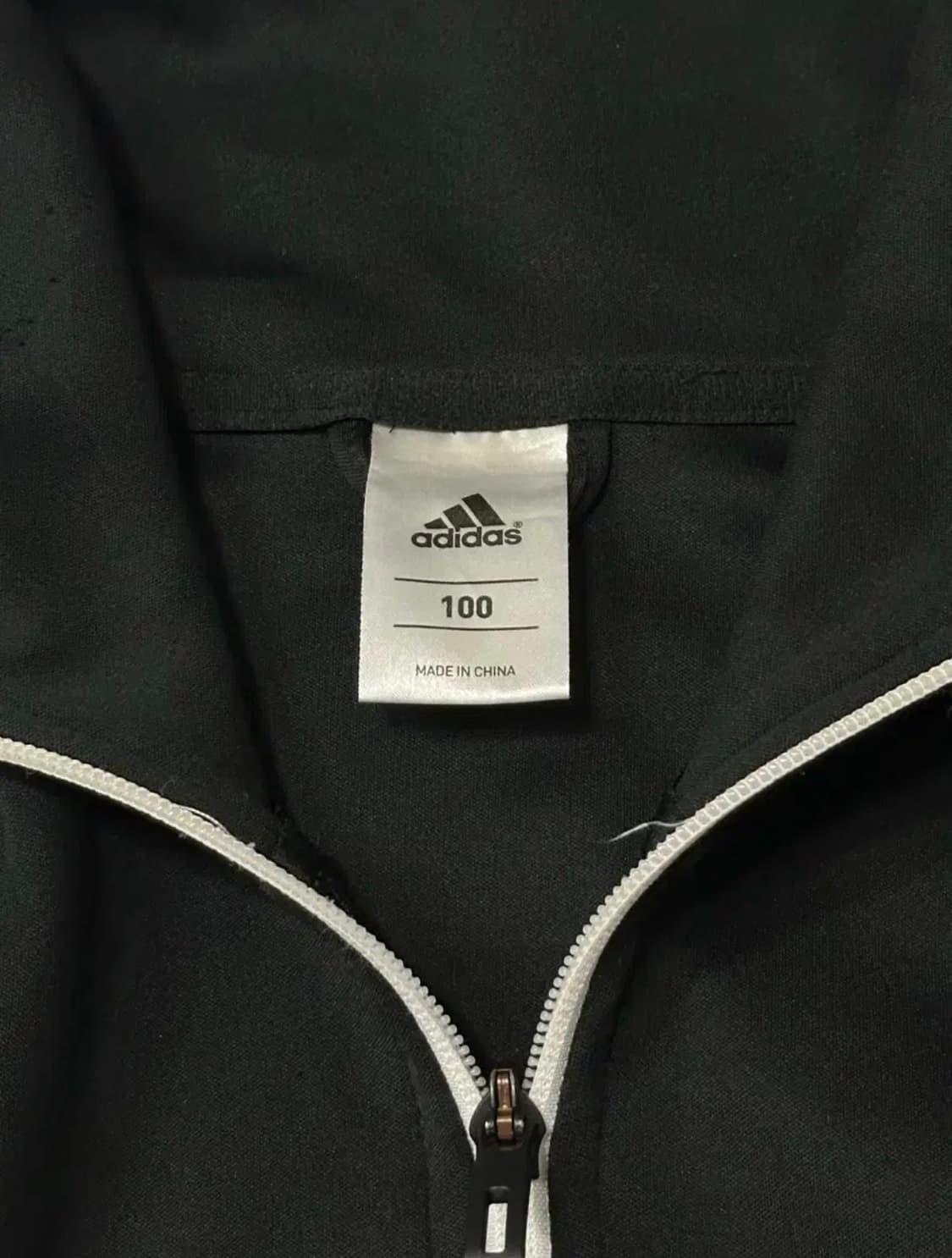 아디다스 로고 져지 트랙탑 블랙 100 상품이미지5