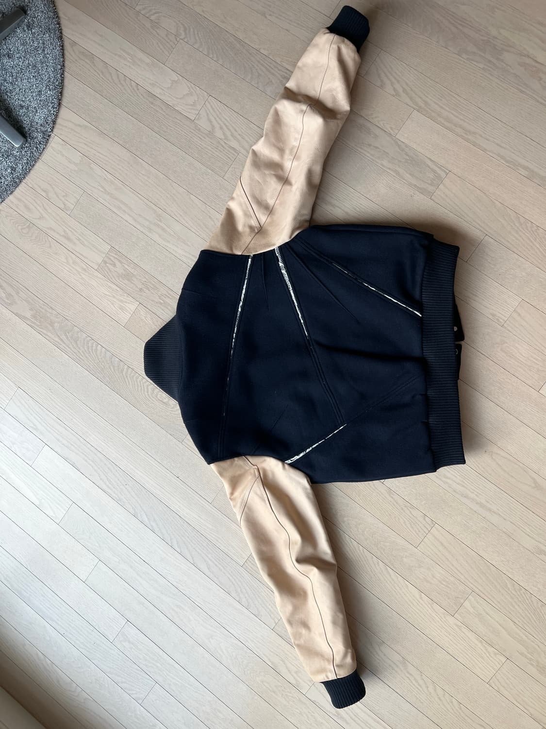 [L] XLIM EP.06 03 JACKET NAVY 바시티자켓 상품이미지1