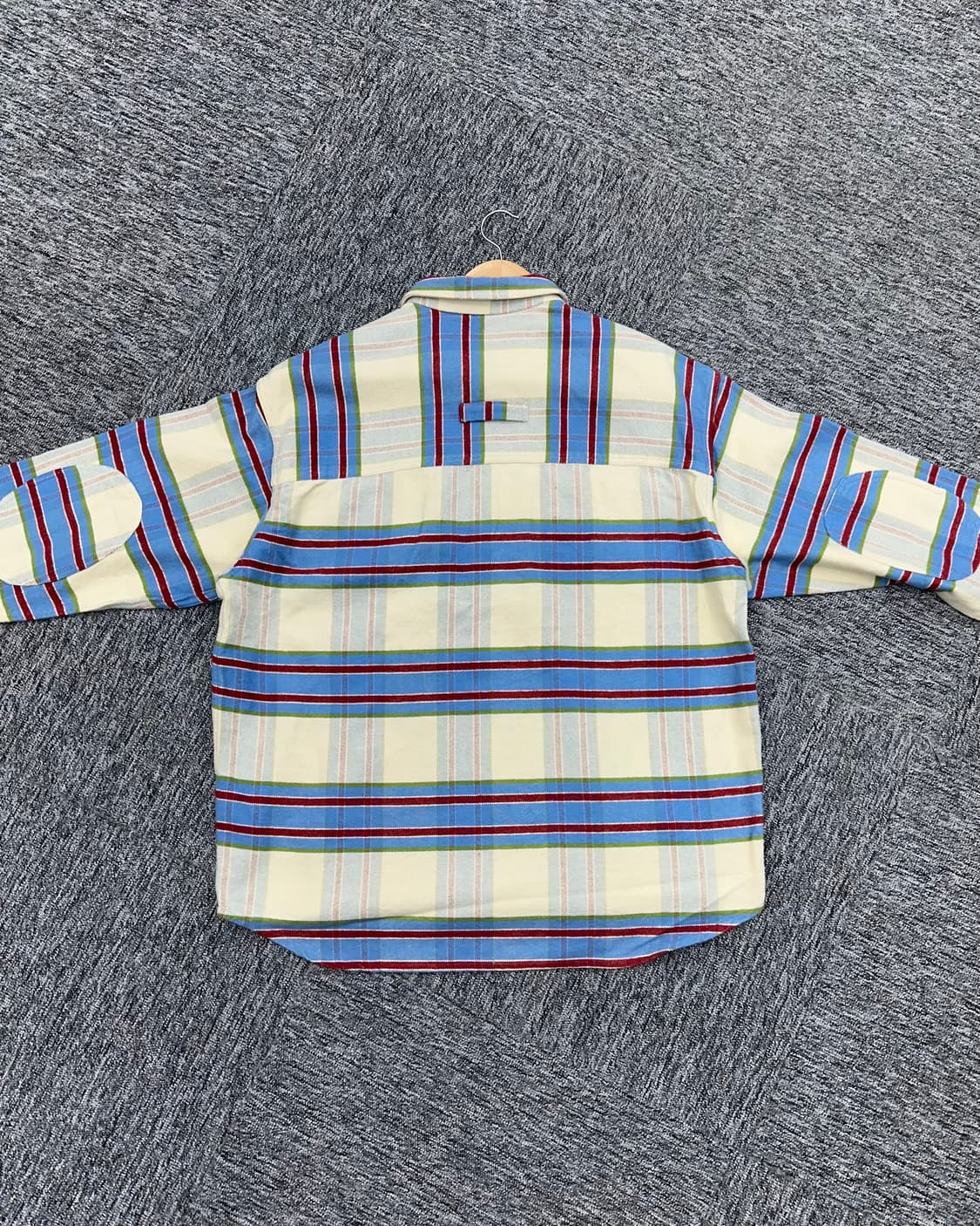 (L)SCHIATTI 체크 울셔츠-M1150 상품이미지5