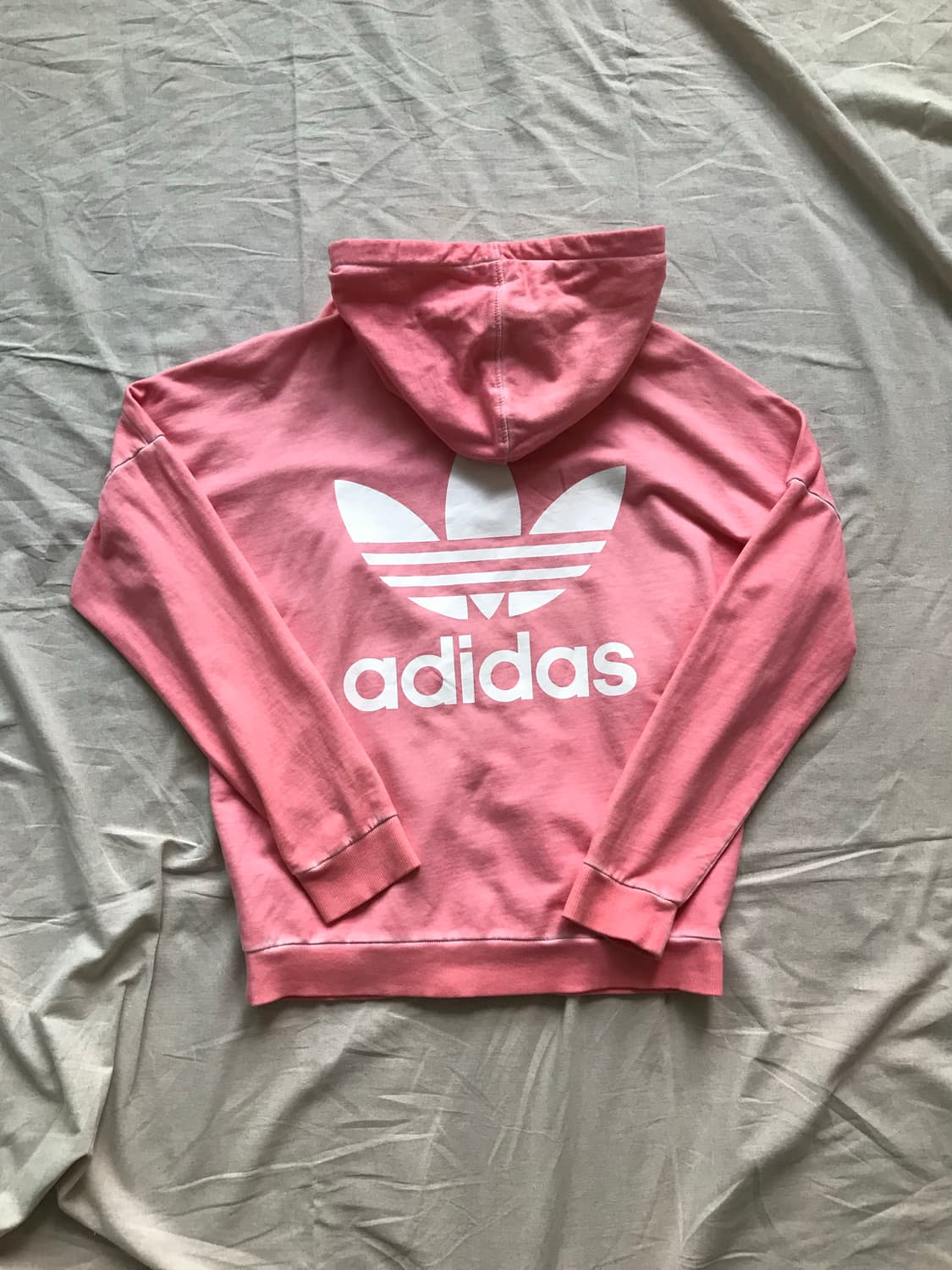아디다스 00년대 올드스쿨 트레포일 핑크 후드집업 상품이미지7
