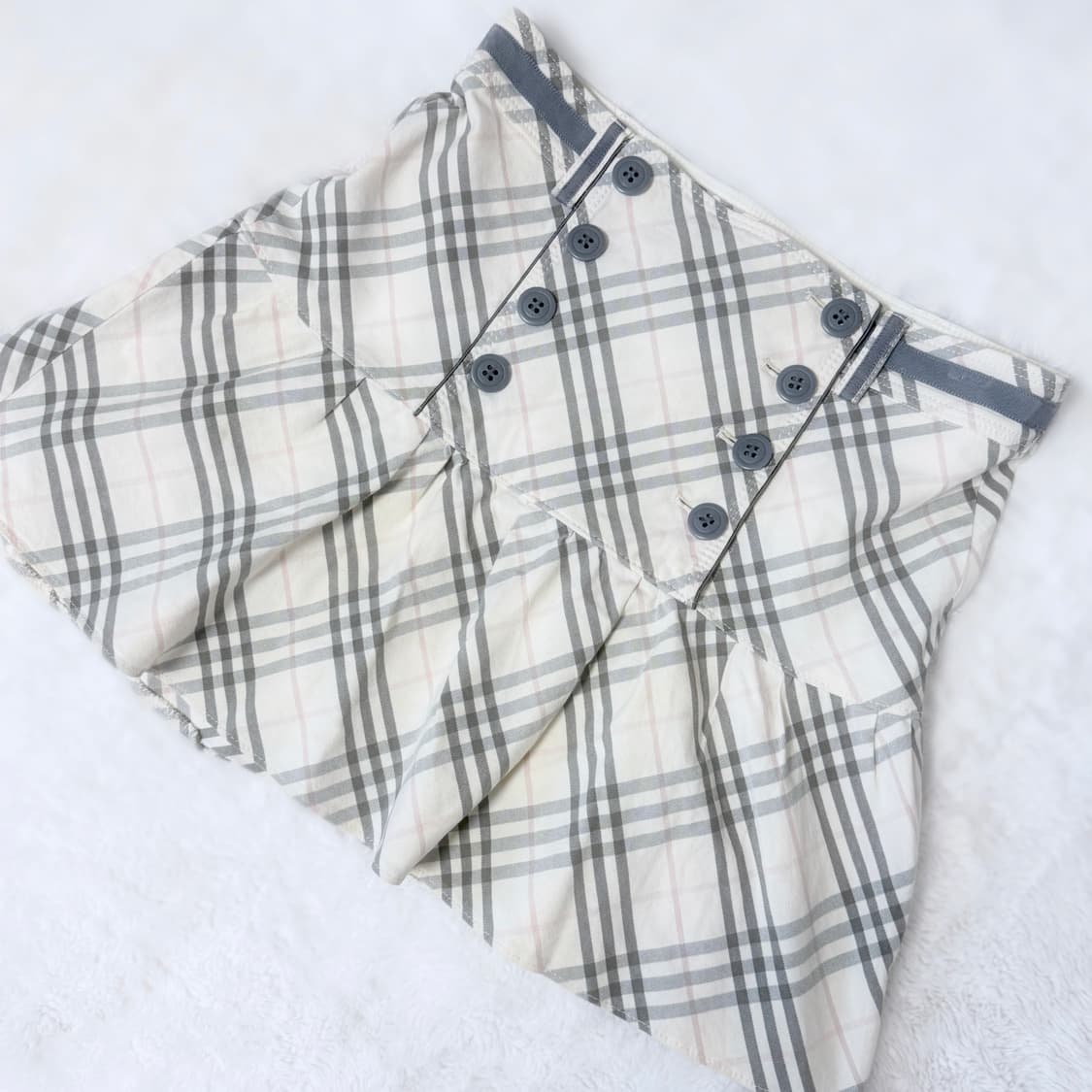 Burberry 버버리 블루라벨 히메갸루 솜사탕 노바체크 미니 스커트 상품이미지2