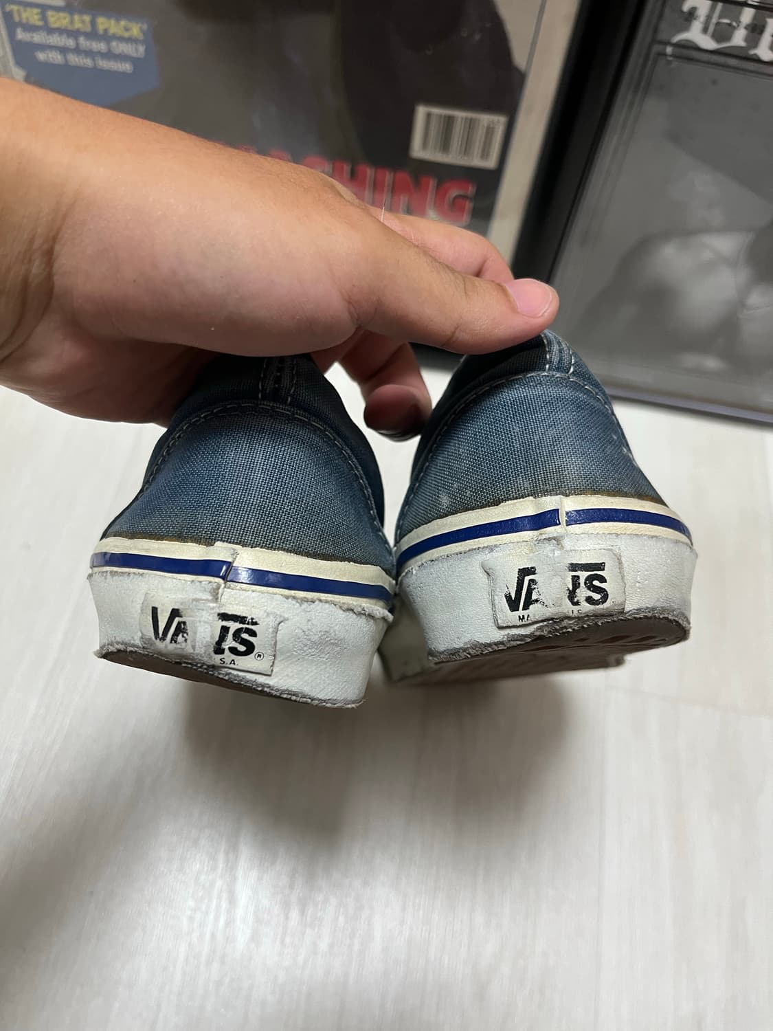 80s 빈티지 반스 슬립온 Made in Usa 상품이미지3