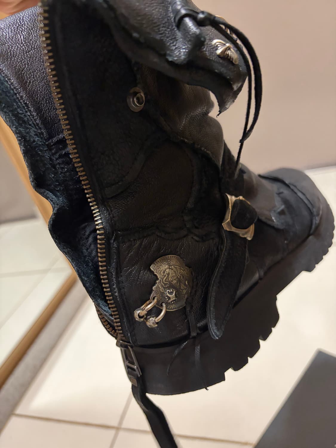 14th addiction Elvis Punk 부츠 상품이미지7