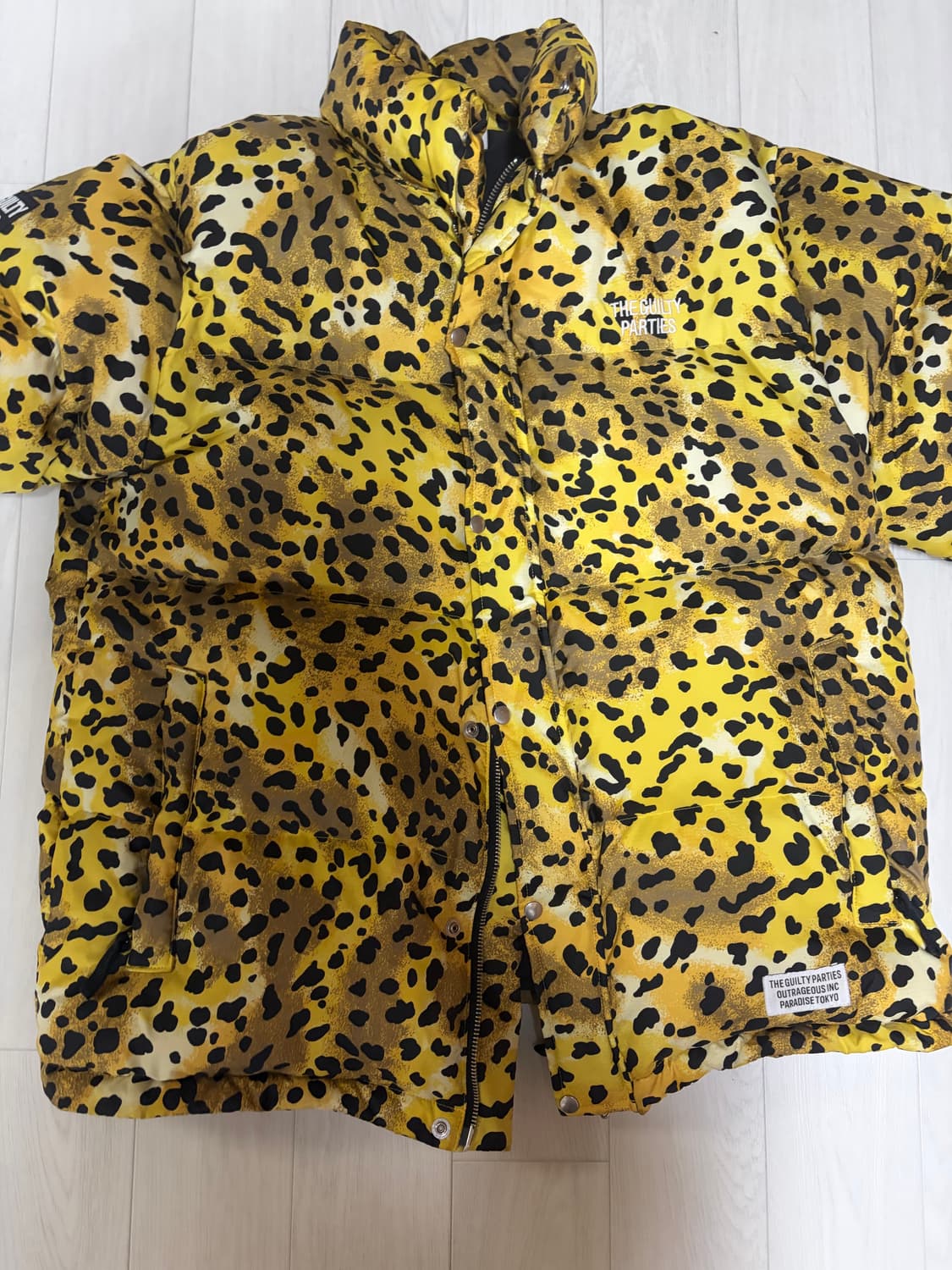 와코마리아 레오파드 패딩 xl 상품이미지2