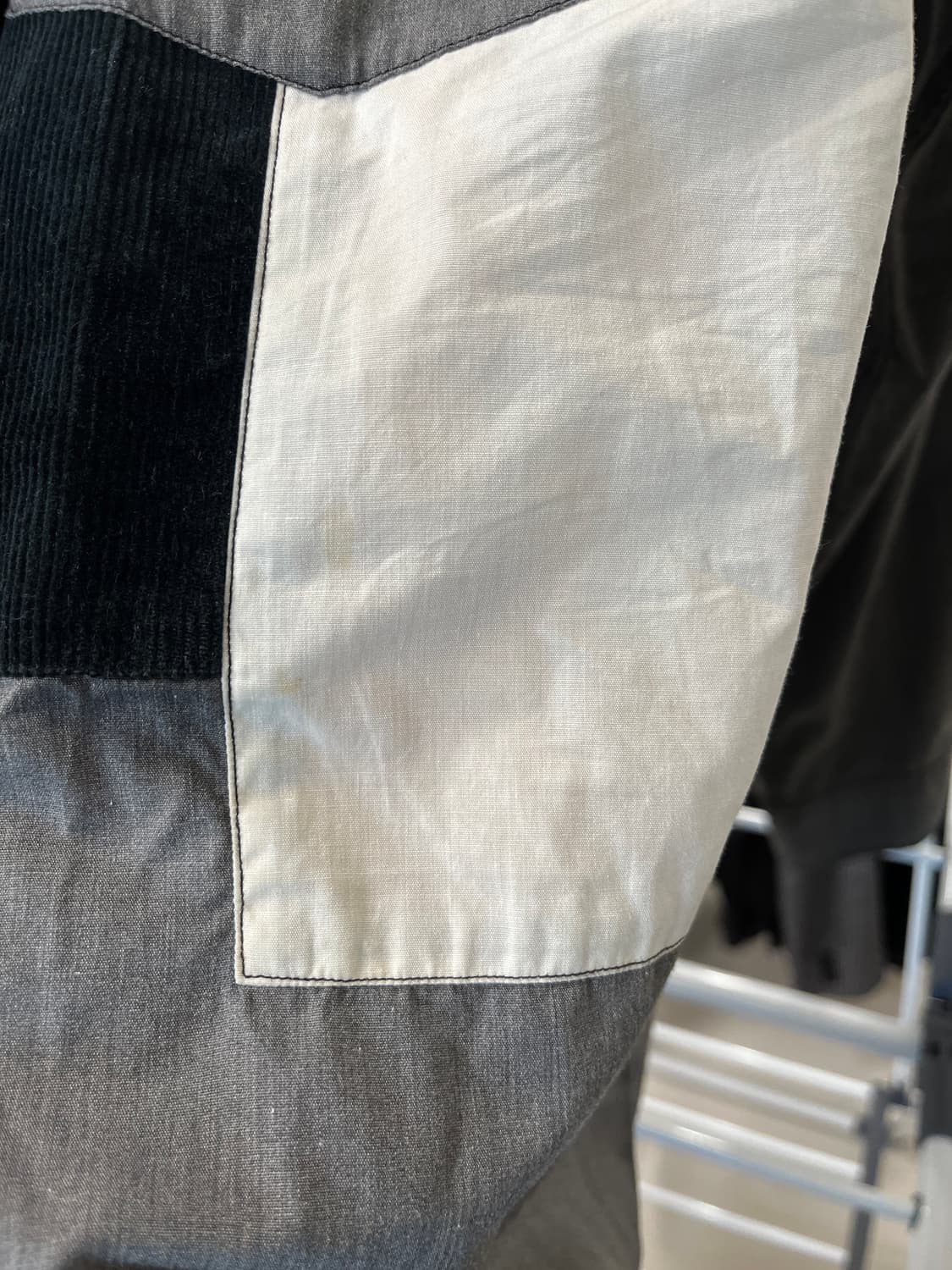 꼼데가르송 블랙 패치 후드 셔츠 xI 상품이미지5