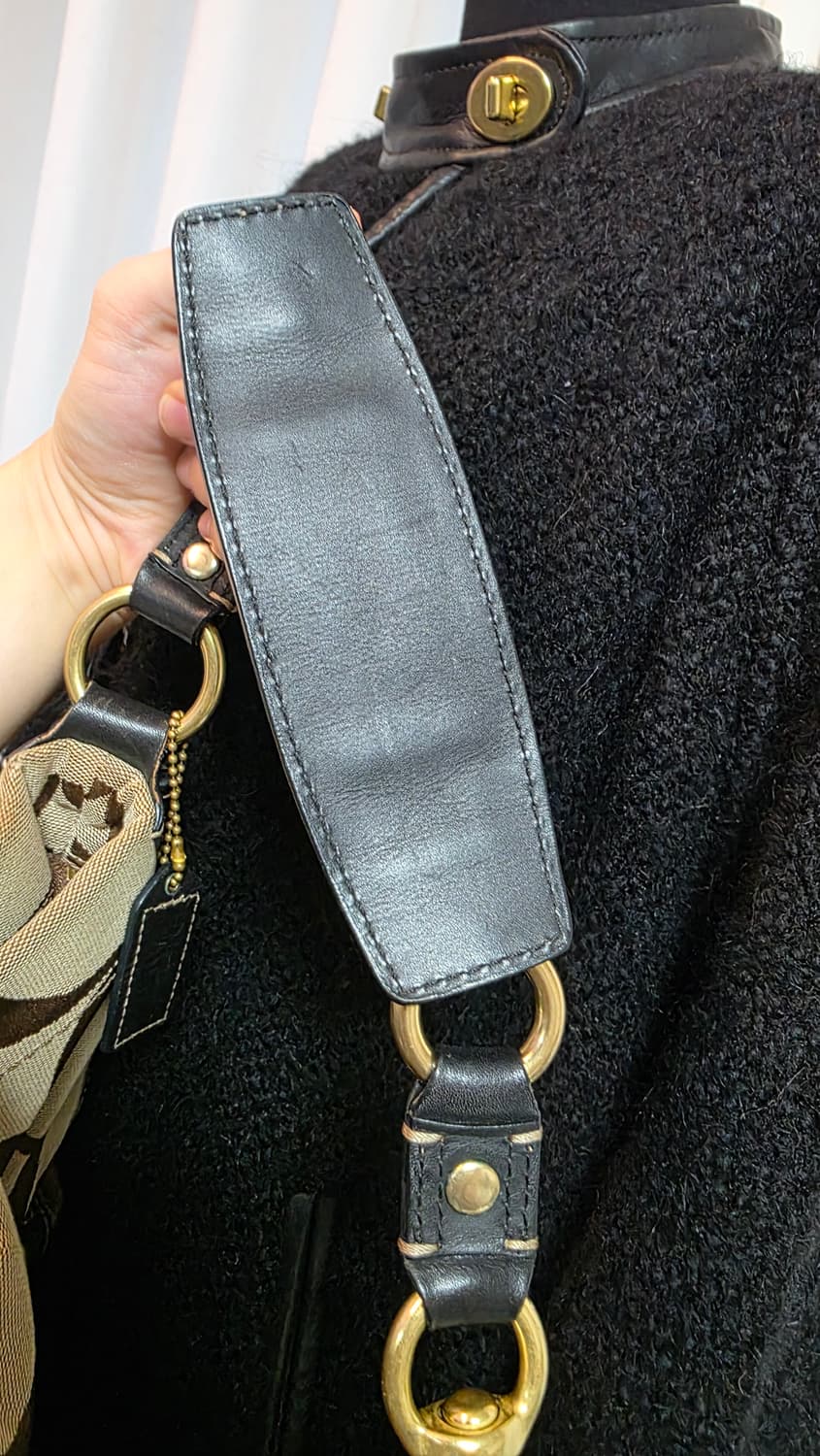 코치 시그니처 턴록 소호백 00s y2k 상품이미지7