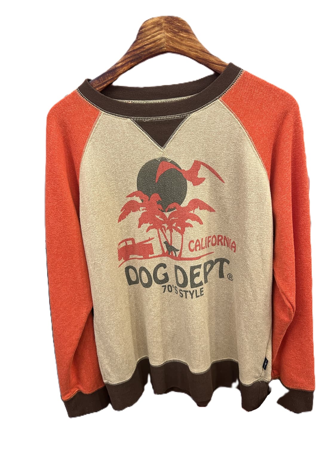DOG DEPT 70's 스타일 캘리포니아 그래픽 나그랑 맨투맨 상품이미지1