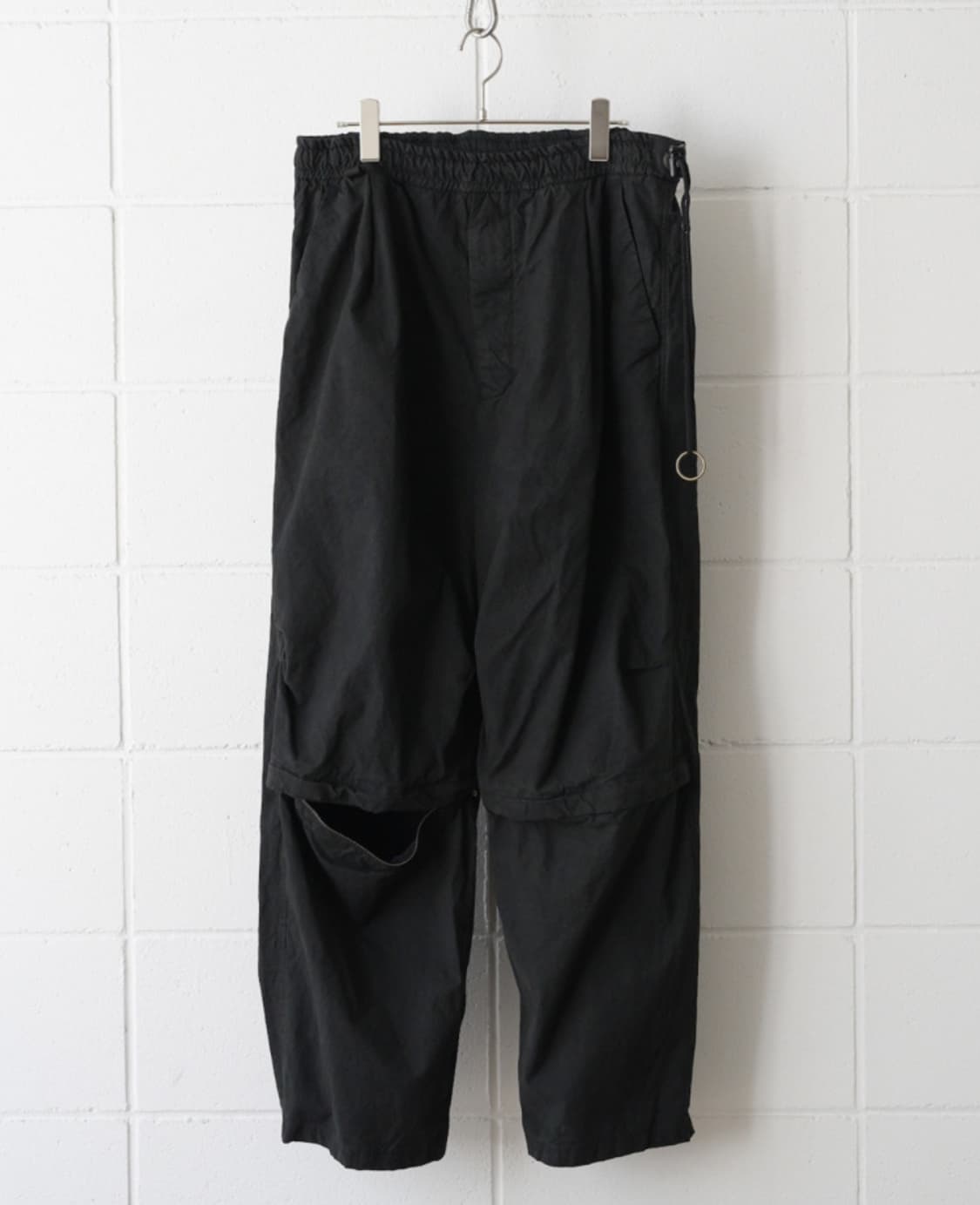 [1] 바벨오브젝트 dyed knee 팬츠 블랙 상품이미지1